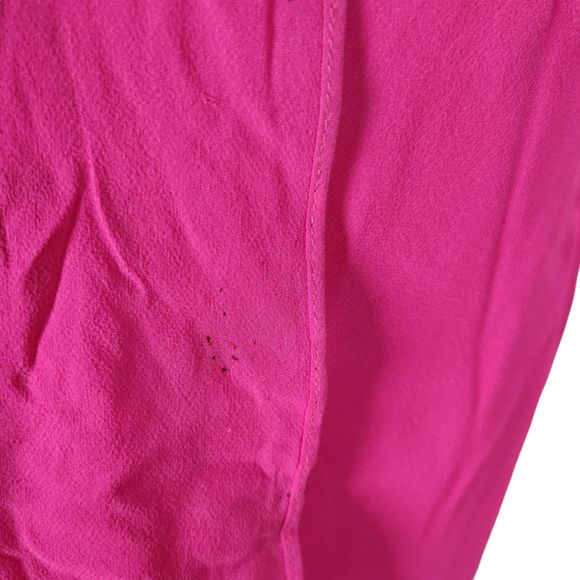 Vintage Cache Formal Dress Size 8 Pink Silk Chiffon Mesh Cutouts Strappy Back - Picture 12 of 16